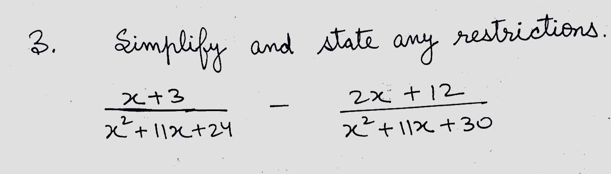 Algebra homework question answer, step 1, image 1